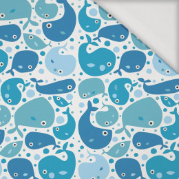 48cm WHALES - Viscose jersey WE210