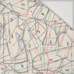 PATTERN (HOBBIES AND JOBS) - ecru / white - Viscose jersey