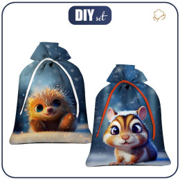 Gift pouches - ANIMATED ANIMALS pat. 6 - sewing set