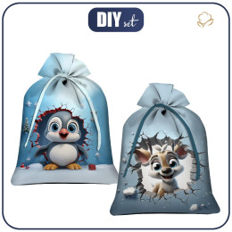 Gift pouches - HAPPY WINTER PAT 1 - sewing set