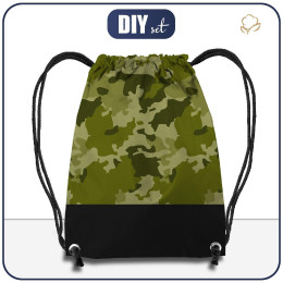 GYM BAG - CAMOUFLAGE PAT. 3 / olive - small
