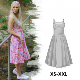 PAPER SEWING PATTERN - dress Isabelle (XS - XXL)