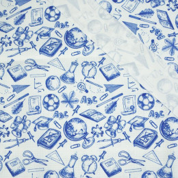 47cm NOTEBOOK BLUE MINI - Waterproof woven fabric