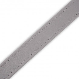 Leatherette strap 19 mm - light grey