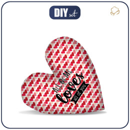 DECORATIVE PILLOW HEART - ALL OF ME LOVES ALL OF YOU (BE MY VALENTINE) 