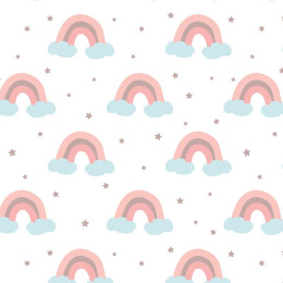 SLEEPING CLOUDS (PASTEL SKY) / salmon pink