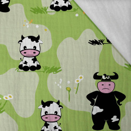 COWS ON GREEN - Cotton muslin