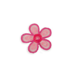 Embroidered FLOWER pink