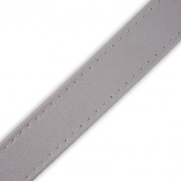 Leatherette strap 25 mm - light grey