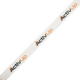 16 mm grosgrain ribbon ACTIV UP - white
