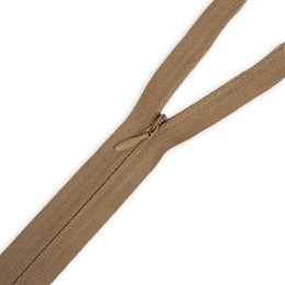 Invisible coil zipper closed-end 20cm - beige