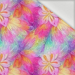 RAINBOW FLOWERS  - viskose batiste