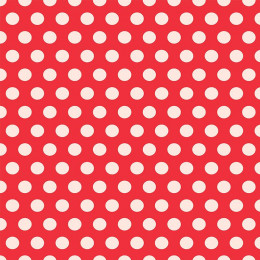 WHITE DOTS / red