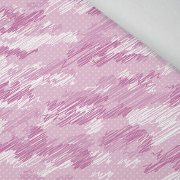 10% CAMOUFLAGE - scribble / fuchsia - brushed knitwear with elastane