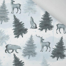 ANIMALS (WINTER IN THE MOUNTAINS) - brushed knitwear with elastane