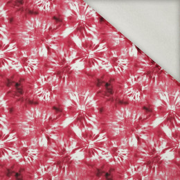 BATIK  pat. 1 / viva magenta - brushed knit fabric with teddy / alpine fleece