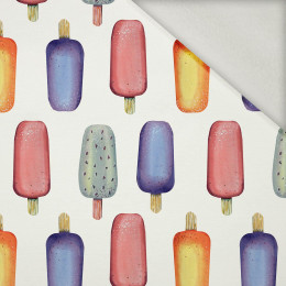 POPSICLE pat. 1 - brushed knit fabric with teddy / alpine fleece