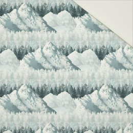 SNOWY PEAKS (WINTER IN THE MOUNTAINS) / small - Cotton drill