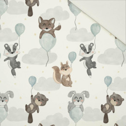 ANIMALS IN CLOUDS pat. 2 - Cotton drill