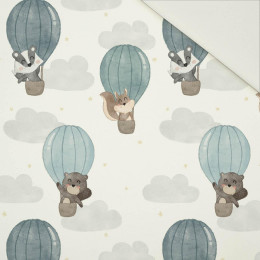 ANIMALS IN CLOUDS pat. 3 - Cotton drill