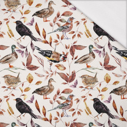 BIRDS PAT. 2 / WHITE (COLORFUL AUTUMN) - Sports knit - bird eye mesh