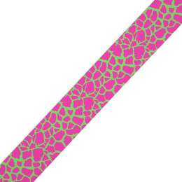 Woven printed elastic band - NEON SPOTS PAT. 4 / Choice of sizes