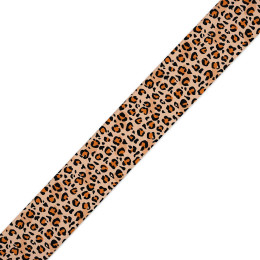 Woven printed elastic band - LEOPARD / SPOTS / Choice of sizes