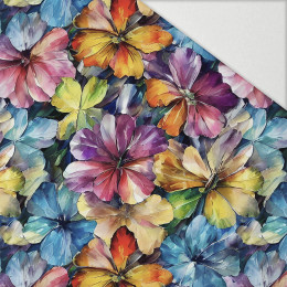 WATER-COLOR FLOWERS pat. 8 - Hydrophobic brushed knit