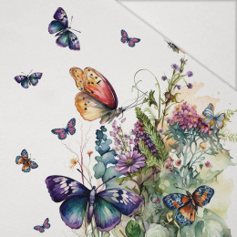 BEAUTIFUL BUTTERFLY PAT. 3 - panel (75cm x 80cm) Hydrophobic brushed knit