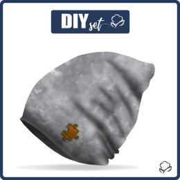 "Beanie" cap - CAMOUFLAGE pat. 2 / grey 48-50