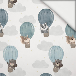 ANIMALS IN CLOUDS pat. 3 - light brushed knitwear