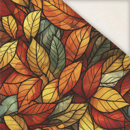 LEAVES / STAINED GLASS PAT. 2 - Linen 100%