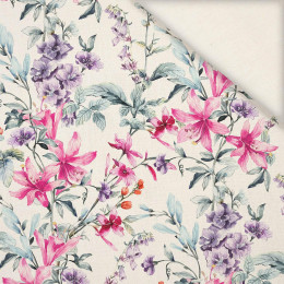 SPRING MEADOW pat. 1 - Linen with viscose