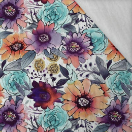 WATER-COLOR FLOWERS pat. 6 - Cotton muslin
