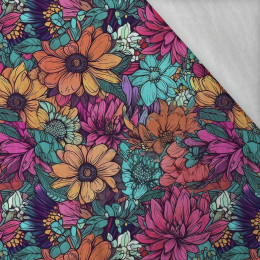 WATER-COLOR FLOWERS pat. 7 - Cotton muslin