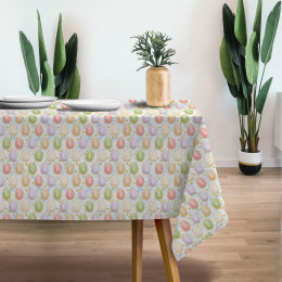 EASTER EGGS PAT. 2 (CUTE BUNNIES) - Woven Fabric for tablecloths