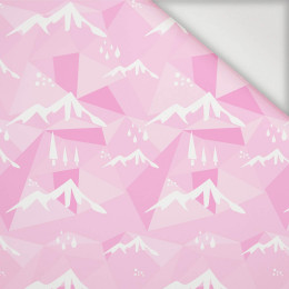 MOUNTAINS (adventure) / pink - Nylon fabric PUMI
