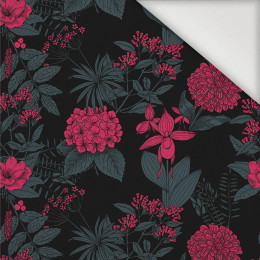 FLOWERS / viva magenta - Nylon fabric PUMI