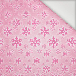 PINK SNOWFLAKES (PENGUINS) - Nylon fabric PUMI