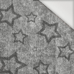 GREY STARS (CONTOUR) / vinage look jeans grey - Nylon fabric PUMI