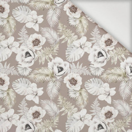 WHITE FLOWERS PAT. 3 - Nylon fabric PUMI
