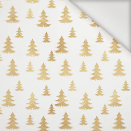 GOLDEN CHRISTMAS TREES (WHITE CHRISTMAS) - Nylon fabric PUMI