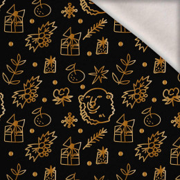 GOLD CHRISTMAS WZ. 1 - looped knit fabric with elastane ITY