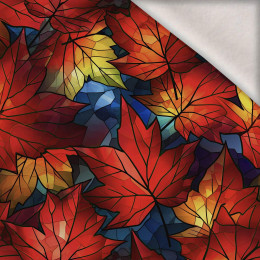 LEAVES / STAINED GLASS PAT. 1 - brushed knitwear with elastane ITY