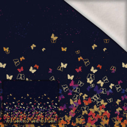 BUTTERFLIES / colorful - panel (120cm x 150cm) brushed knitwear with elastane ITY