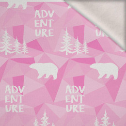 BEARS (adventure) / pink - brushed knitwear with elastane ITY