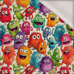 FUNNY MONSTERS PAT. 3 - brushed knitwear with elastane ITY
