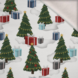 PRESENTS UNDER CHRISTMAS TREES (IN THE SANTA CLAUS FOREST) - brushed knitwear with elastane ITY