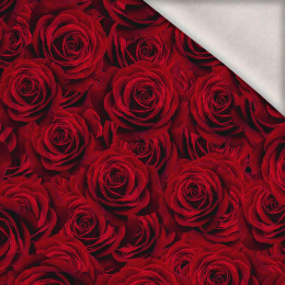 100CM ROSES - brushed knitwear with elastane ITY