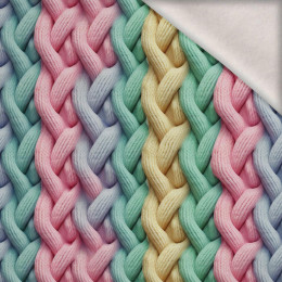 IMITATION PASTEL SWEATER PAT. 2 - brushed knitwear with elastane ITY